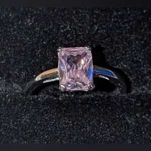 Pink Topaz Ring